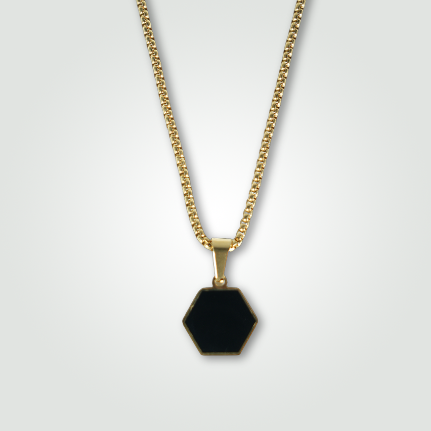 Hexagon necklace