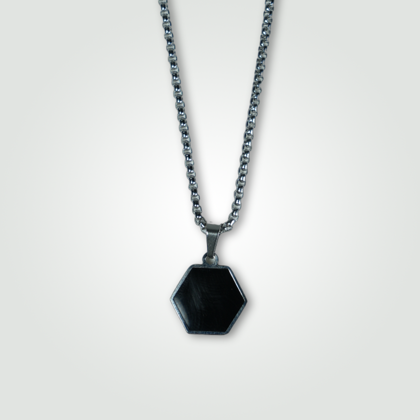 Hexagon necklace