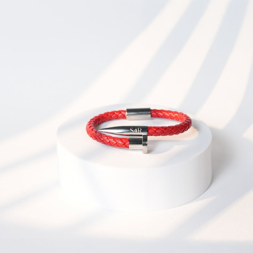 Siwar Red & Silver